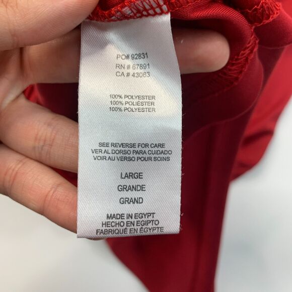 Atlanta Falcons T Shirt Mens L Large Red Combine Authentic NFL Team Apparel Tee - Picture 10 of 12